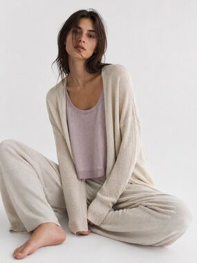 Eileen Fisher Linen Blend Duster